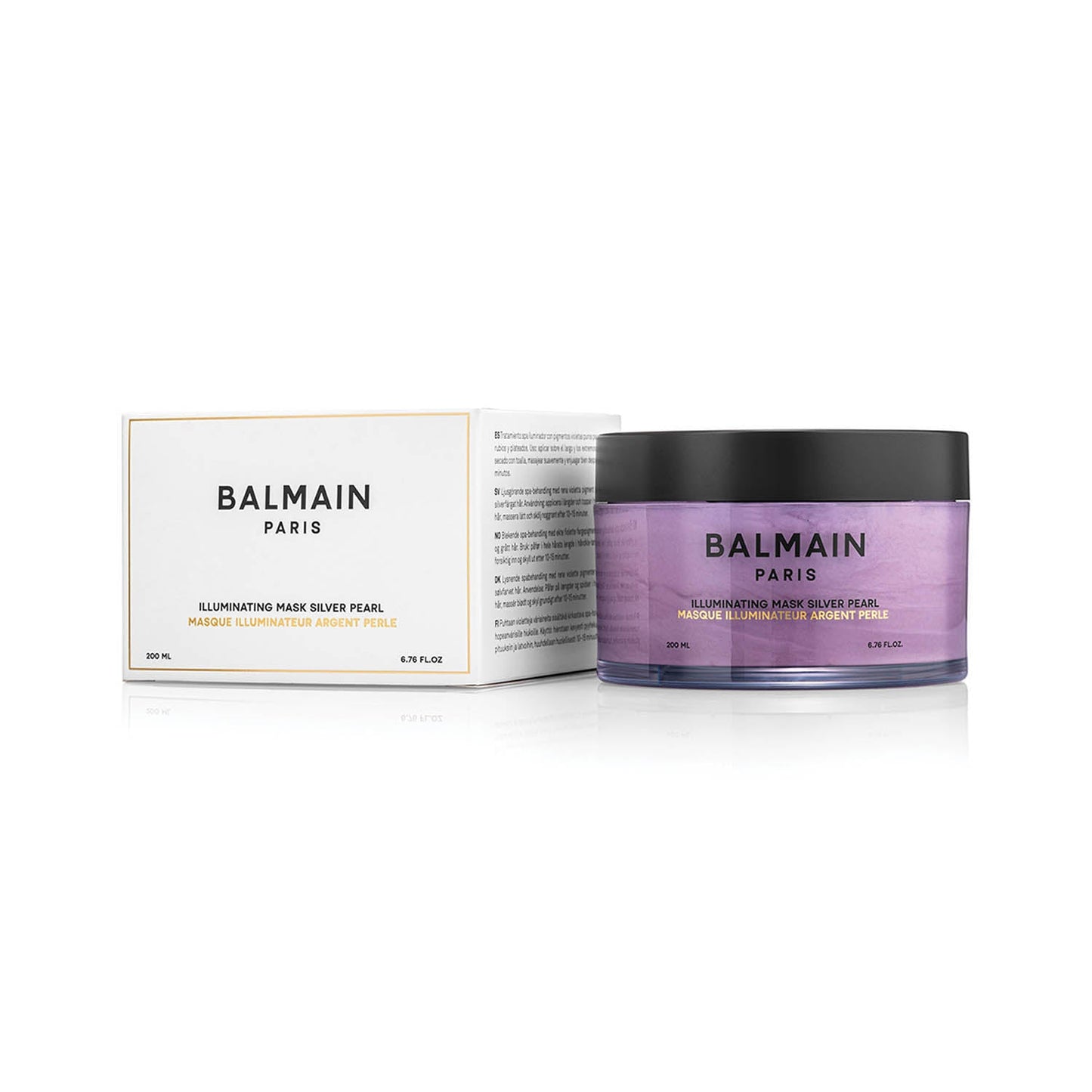 Balmain Hair Couture Illuminating Mask Silver Pearl Rozświetlająca maska Srebrna Perła 200 ml