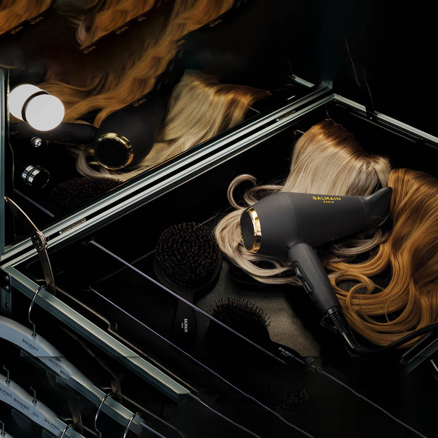 Balmain Hair Couture Professional Blowdryer Black EU Plug Profesjonalna Suszarka Czarna EU