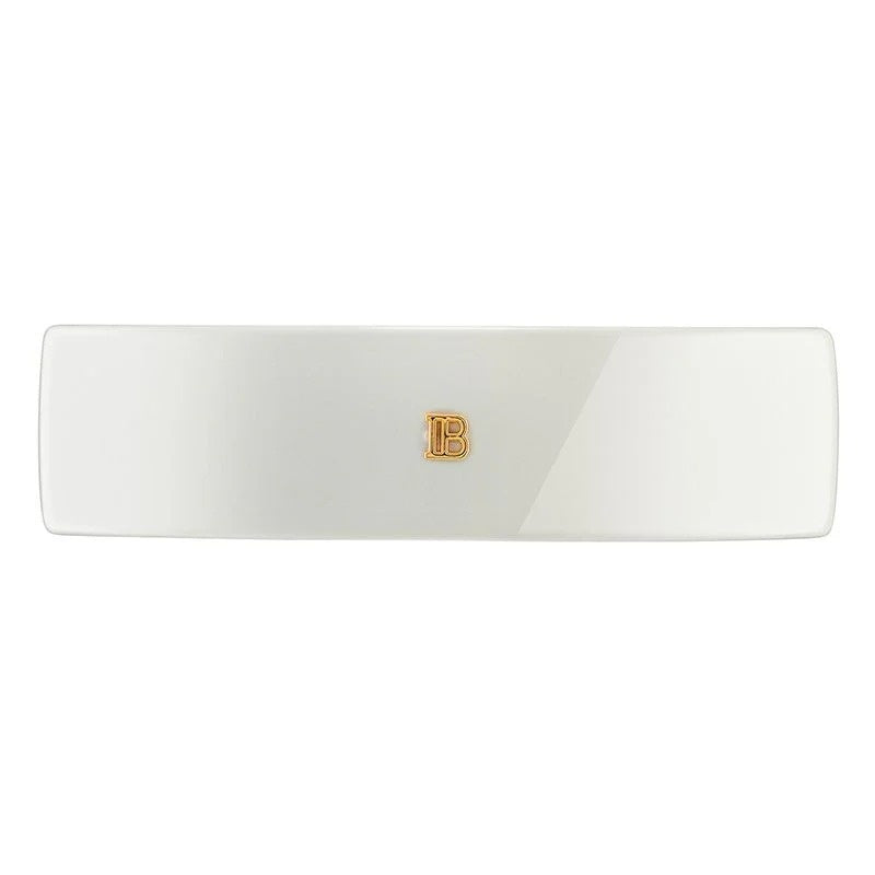 Balmain Hair Couture Barrette pour Cheveux Large White Klamra do włosów L Biała 9,6 cm x 2,4