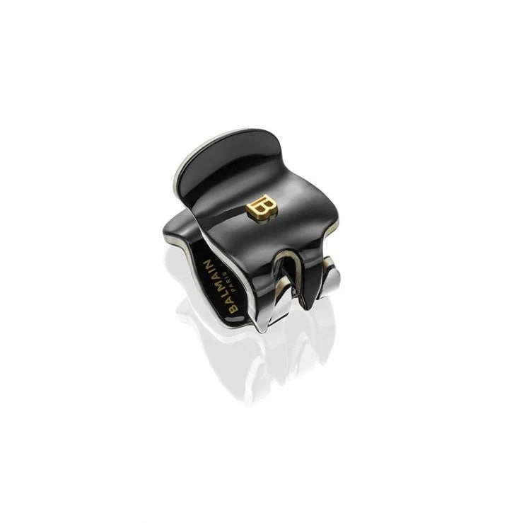 Balmain Hair Couture Pince à Cheveux Extra Small Black/White Klamerka do włosów XS czarno/biała 3 cm
