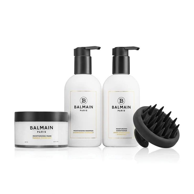 Balmain Hair Couture Moisturizing Care Set Zestaw nawilżający z masażerem