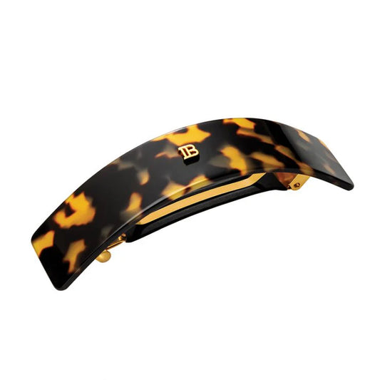 Balmain Hair Couture Barrette pour Cheveux Large Tortoise Klamra do włosów L Skorupa Żółwia 9,6 cm x 2,4 cm