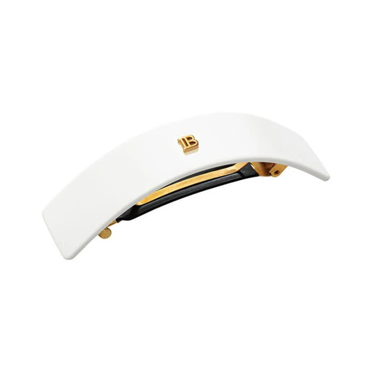 Balmain Hair Couture Barrette pour Cheveux Large White Klamra do włosów L Biała 9,6 cm x 2,4