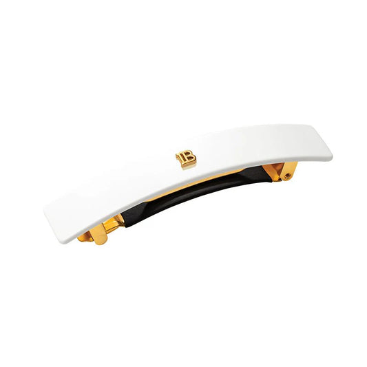 Balmain Hair Couture Barrette pour Cheveux Medium White Klamra do włosów M Biała 9 cm x 1,6 cm