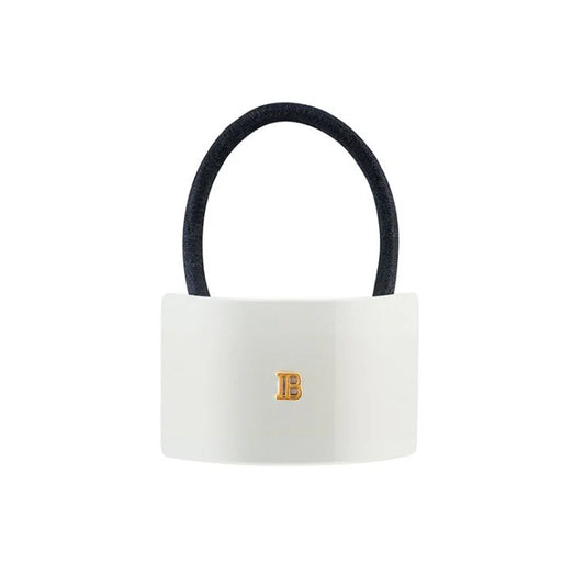 Balmain Hair Couture Elastique pour Cheveux White Gumka do włosów Biała 5 cm x 3,1 cm