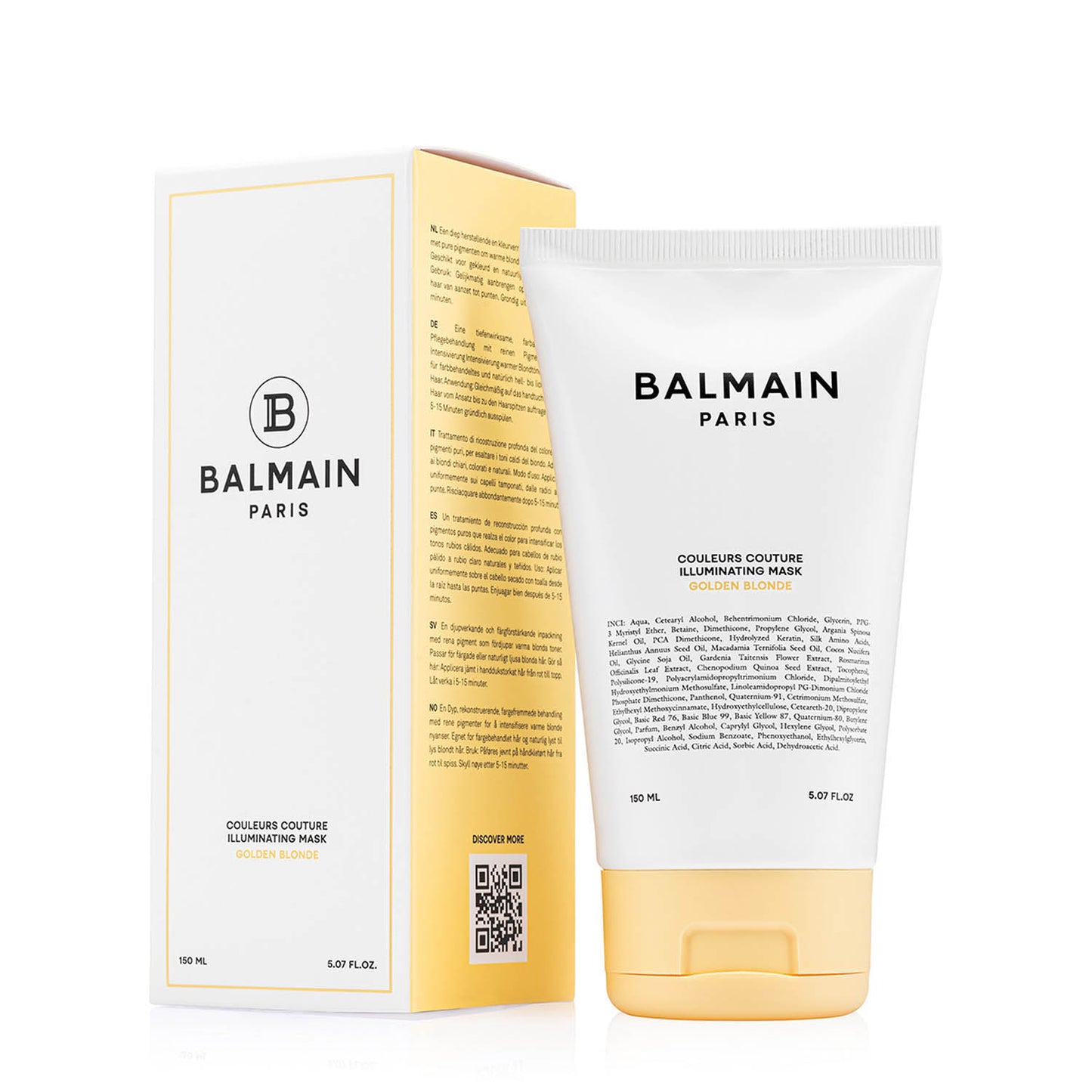 Balmain Hair Couture Couleurs Couture Illuminating mask Maska koloryzująca Golden Blonde 150 ml