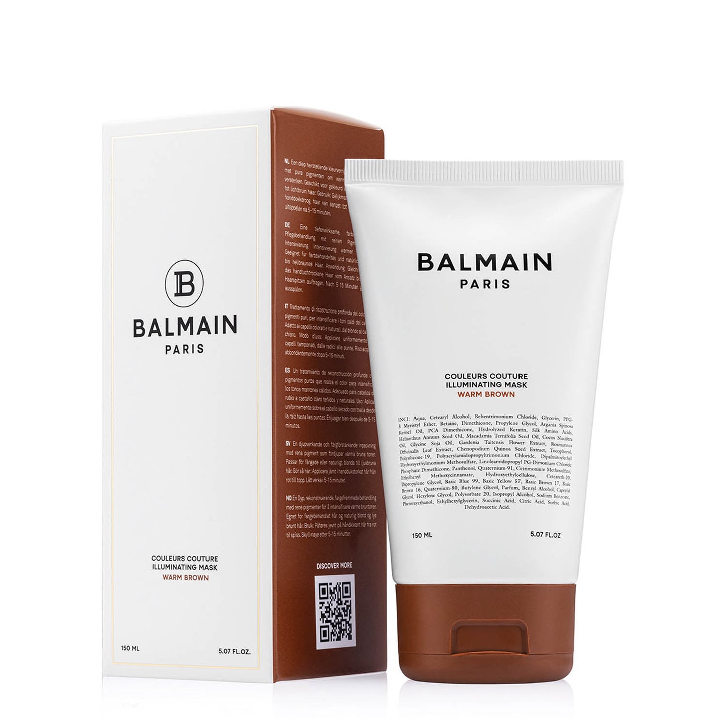 Balmain Hair Couture Couleurs Couture Illuminating mask Maska koloryzująca Warm Brown 150 ml