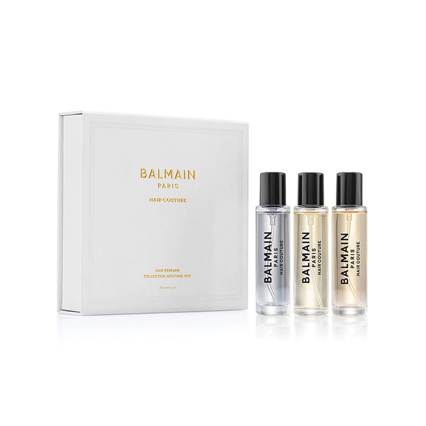 Balmain Hair Couture Perfumy Heritage Set Collection 1974 zestaw 15 ml x 3