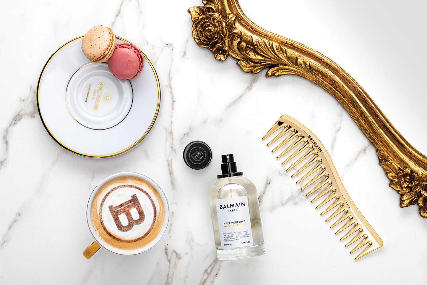 Balmain Hair Couture 14K Gold Plated Styling Comb Golden Grzebień do stylizacji złoty