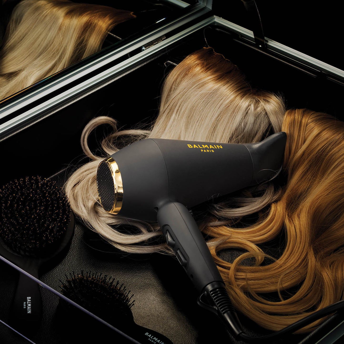 Balmain Hair Couture Professional Blowdryer Black EU Plug Profesjonalna Suszarka Czarna EU