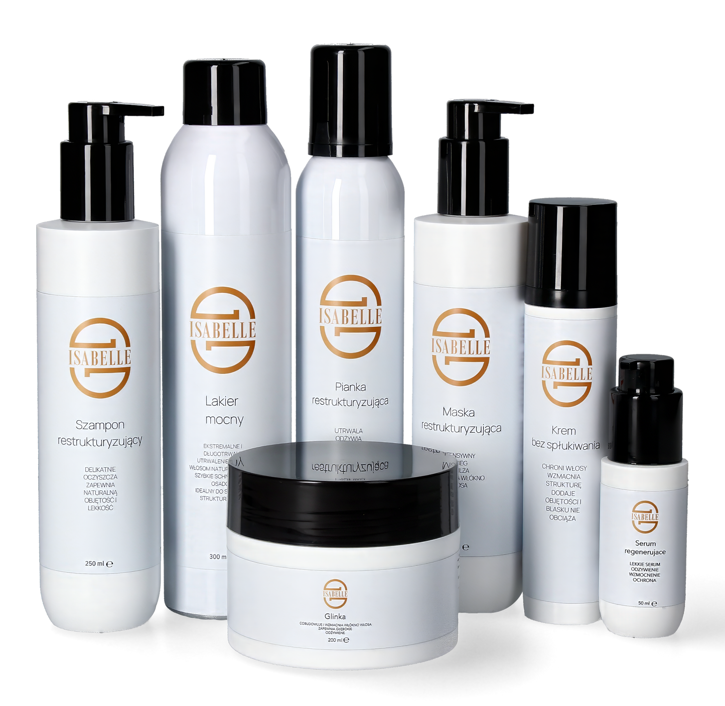 Isabelle - profesjonalny mocny lakier do stylizacji włosów 300 ml